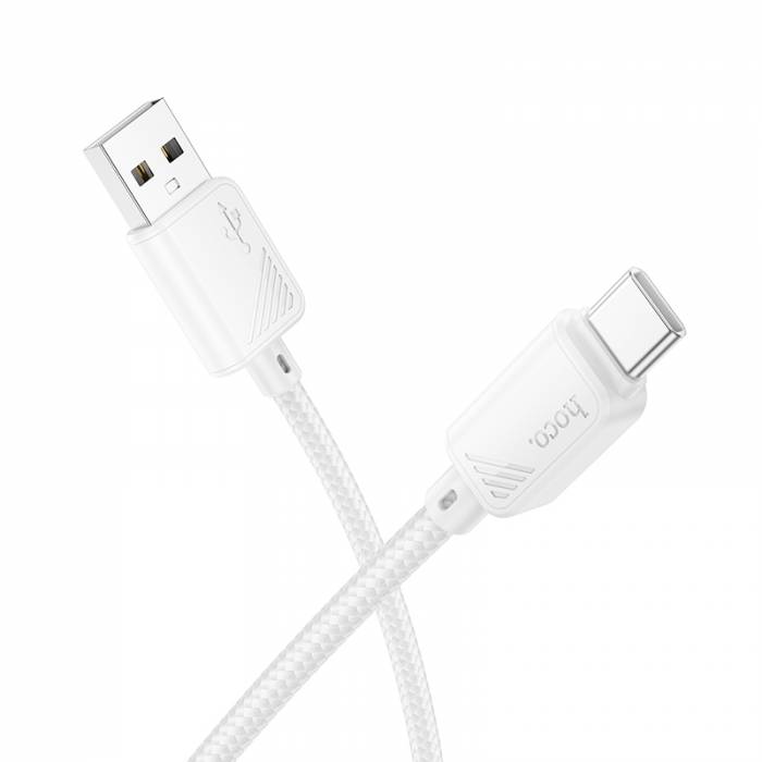 Кабель USB <--> Type-C  1.0м HOCO X113 White
