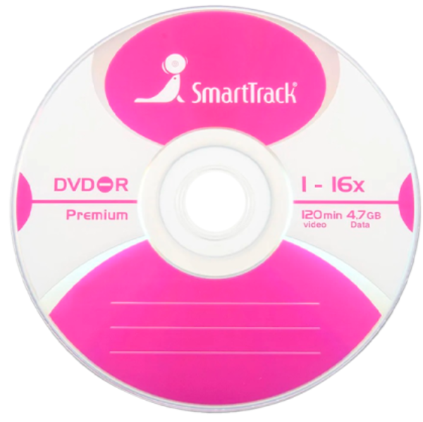 Диск DVD-R Smart Track 4,7GB 16x SP-100/600/