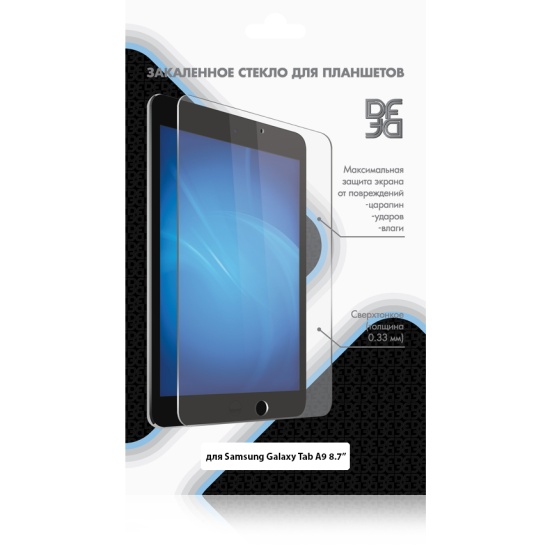 Противоударное стекло DF для Samsung Galaxy Tab A9/Tab A11 8.7”/Xiaomi Redmi Pad SE 8.7" DF sSteel-84