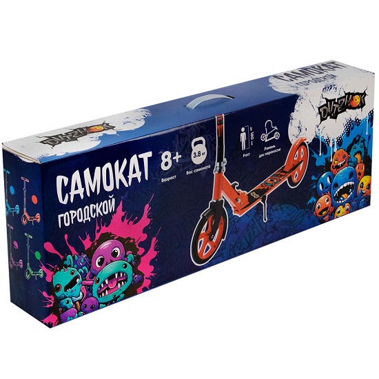 Самокат Dvizhok C23 зеленый ABEC-9 кол 200мм 100 кг 4