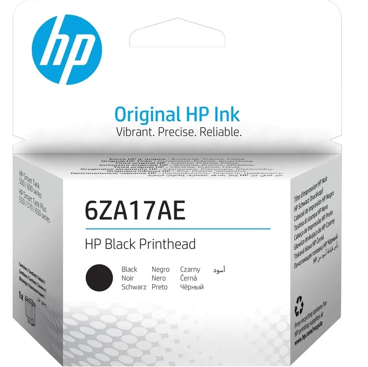 HP Печатающая головка 6ZA17AE (X4E75AA) черный