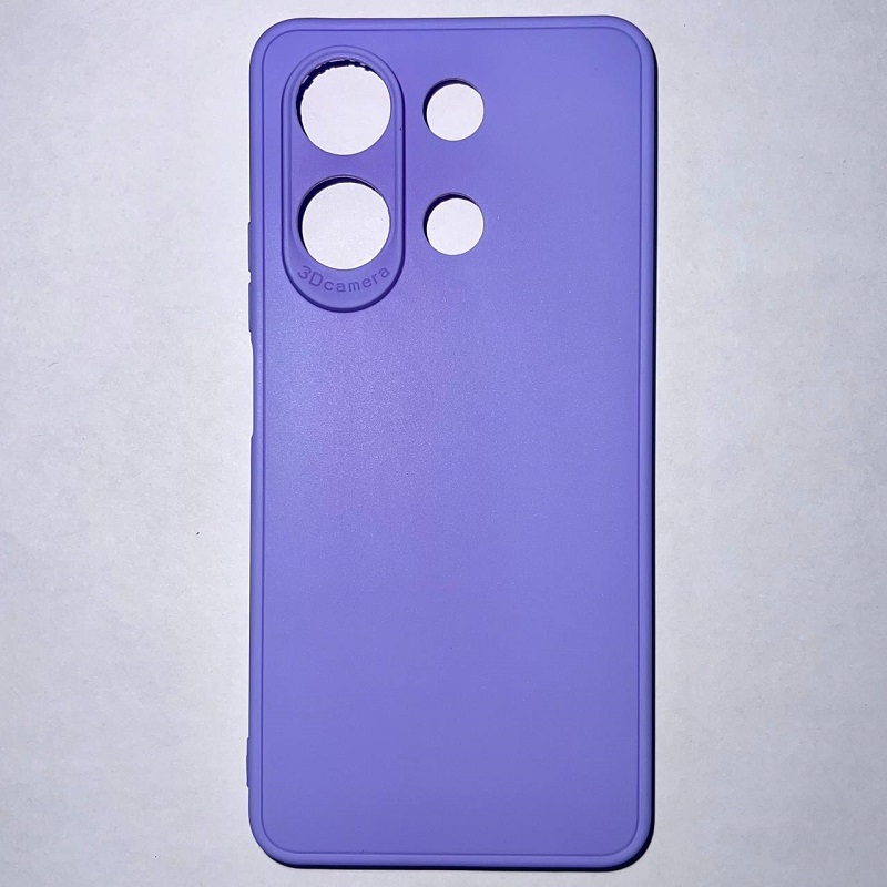 Задняя накладка Мобилис для Xiaomi Redmi Note 13 (4G), лавандовый , матовая с защитой камеры