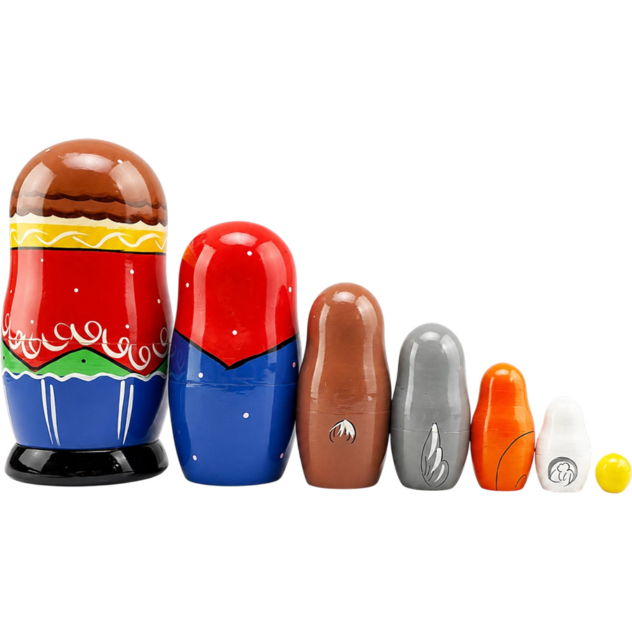 Матрешка "Колобок" 7 перс. УТМ01521374 7