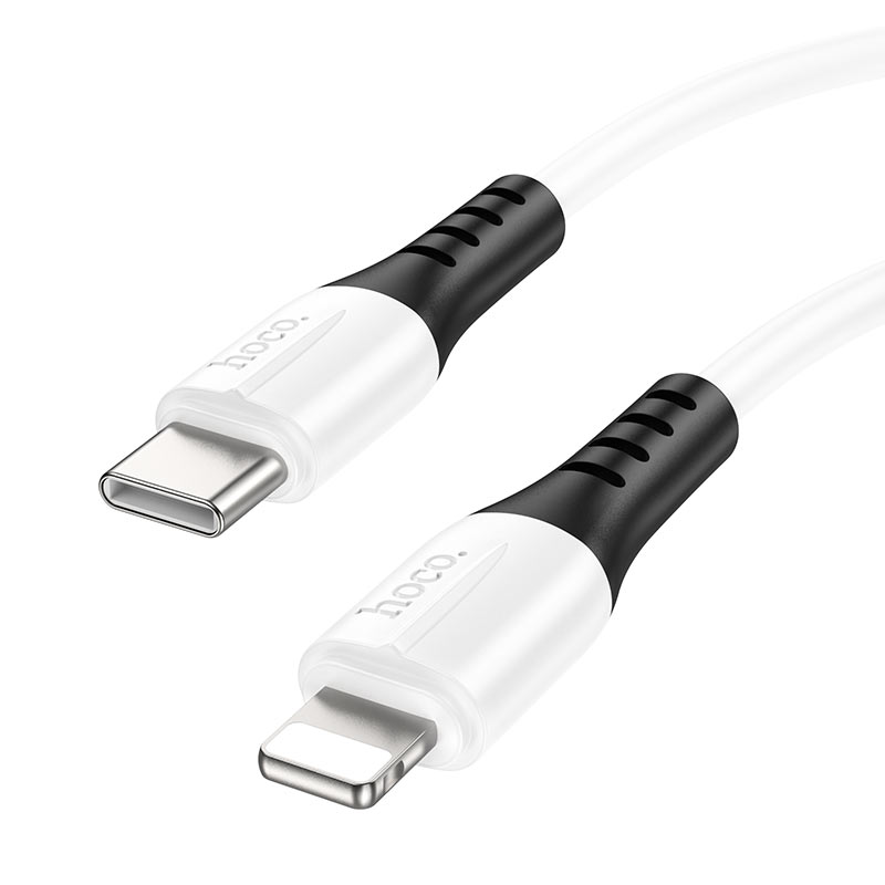 Кабель Lightning <--> Type-C  1.0м HOCO X82, белый, 20W