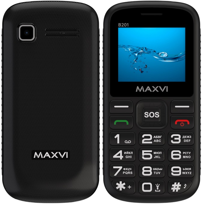 Телефон MAXVI B201 black