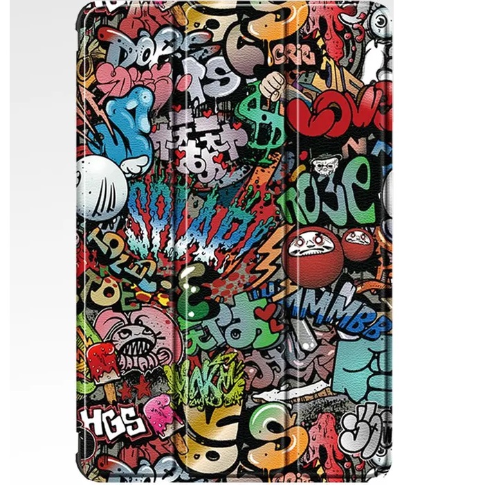 Чехол футляр-книга ZIBELINO для Xiaomi Redmi Pad 2 2025 11.0" ("Граффити")