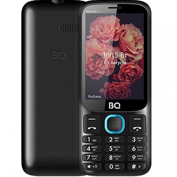 Телефон BQ 3590 Step XXL+ Black+Blue (Уценка)