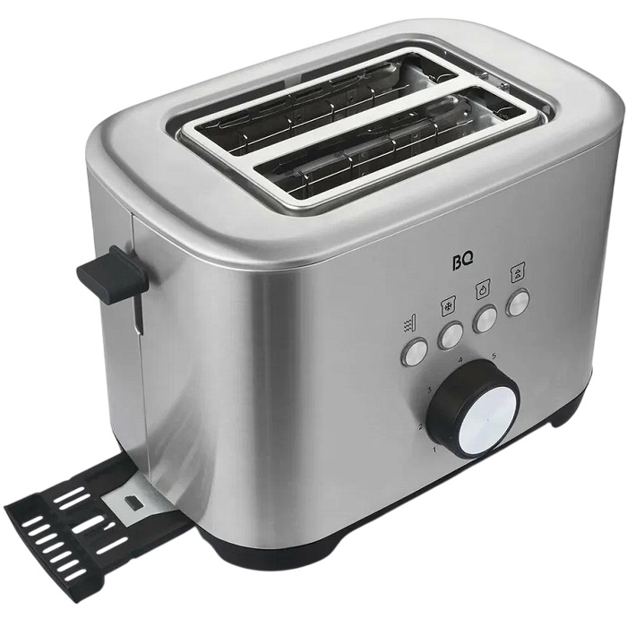 Тостер BQ T1010 Стальной-Черный 2
