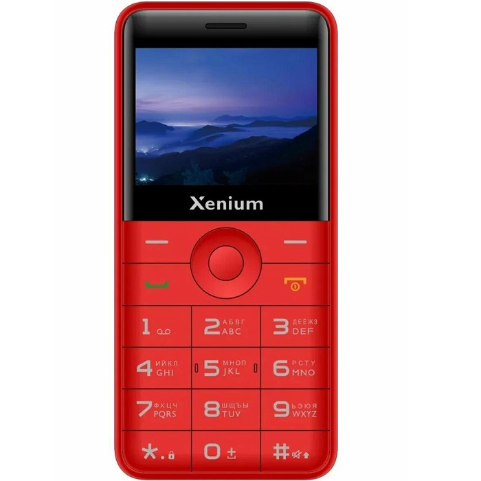 Телефон XENIUM X700 красный 2