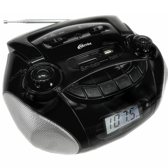 Магнитола RITMIX RBB-040BT black-silver 3