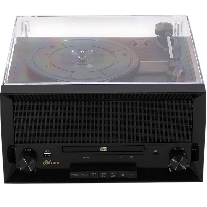 Виниловый проигрыватель RITMIX LP-400B Black 3