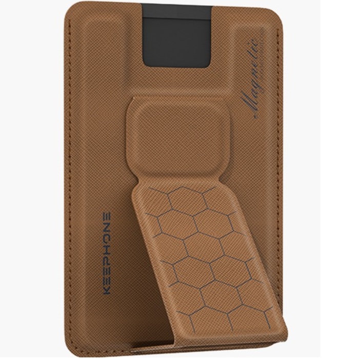 Кошелек для карт KEEPHONE SNAPFIT MAGNET WALLET (BROWN)