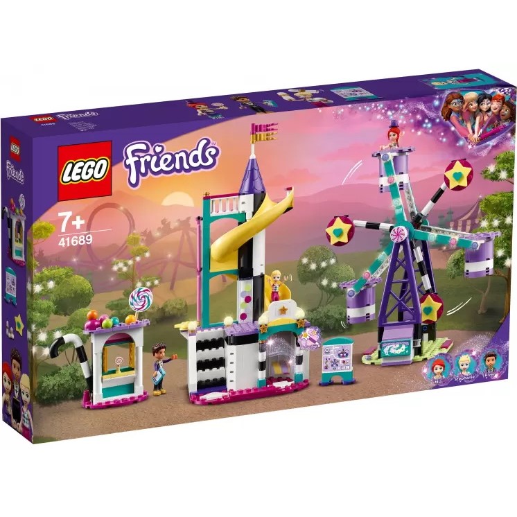Конструктор LEGO Friends 41689 Волшебное колесо обозрения и горка УЦЕНКА