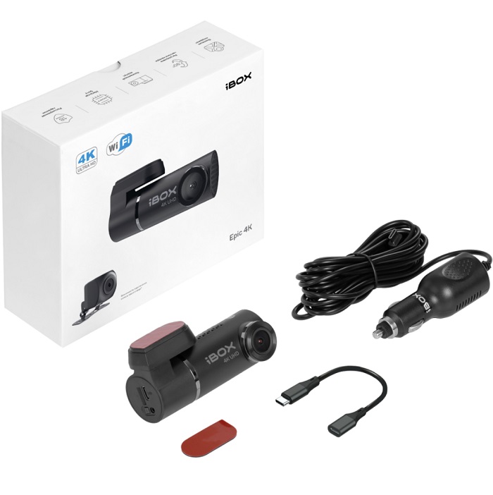 Видеорегистратор iBOX Epic 4K WiFi Dual 3