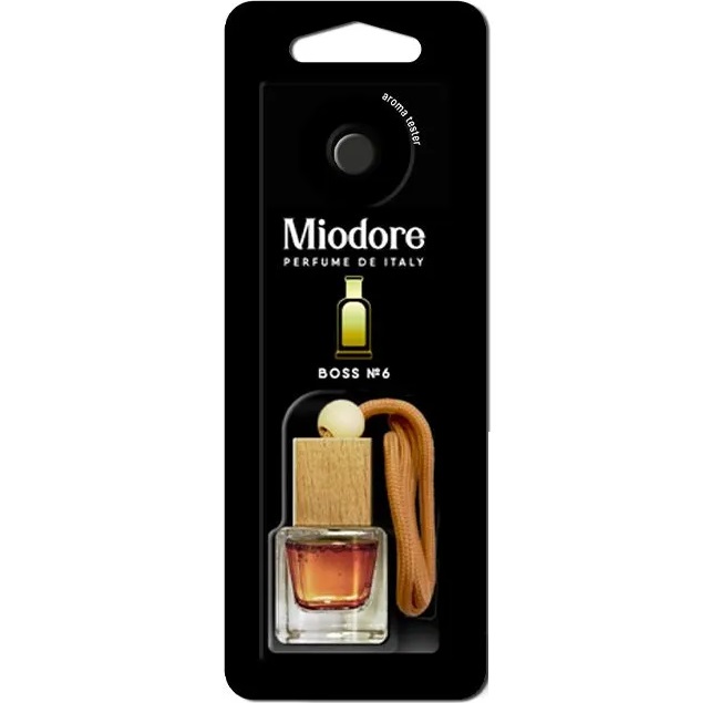 Ароматизатор MIODORE BOSS №6 флакон с дер. крышкой