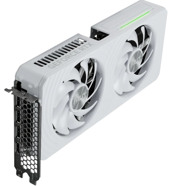 Видеокарта PALIT RTX 5060Ti WHITE OC 8Gb GDDR7 128bit 3xDP HDMI 2FAN RTL белый (NE7506TU19P1-GB2062M)