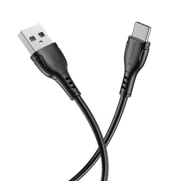 Кабель USB <--> Type-C  1.0м BOROFONE BX51 чёрный