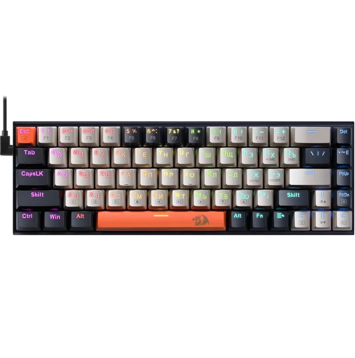 Клавиатура REDRAGON Ryze RU,RGB (71342)