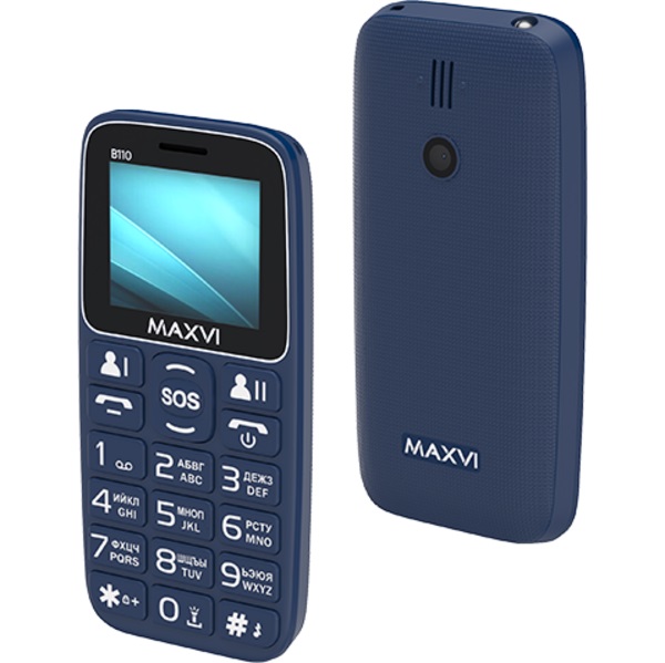 Телефон Maxvi B110 blue 2