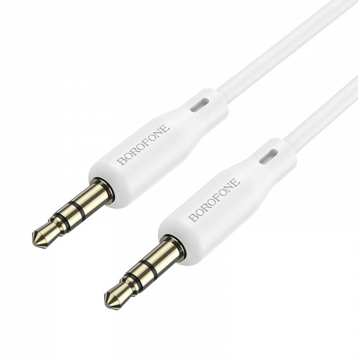 Кабель Jack 3.5 <--> Jack 3.5  1.0м BOROFONE BL18 белый