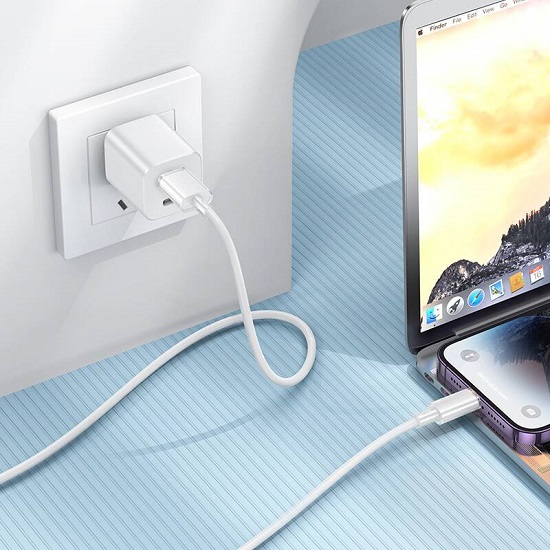 Кабель USB <--> Lightning  1.0м BOROFONE BX112 White 4