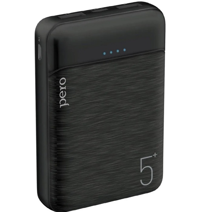 Внешний АКБ PERO PB01 (5000mAh) черный