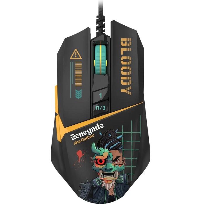 Мышь A4Tech Bloody W63 Max Renegade черный 2