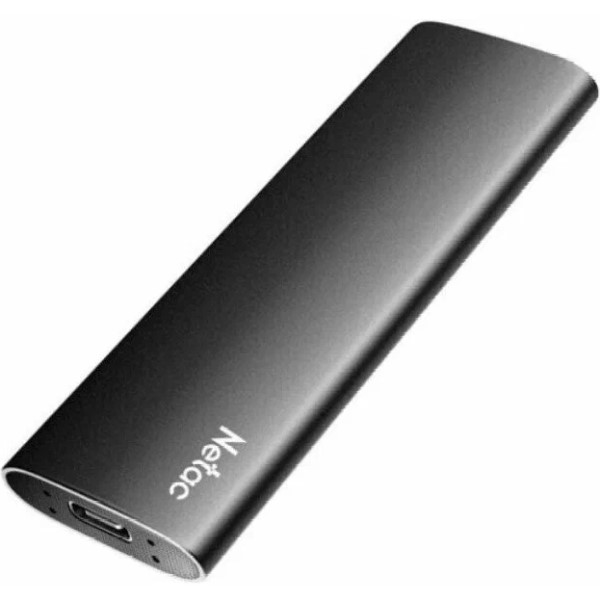 Внешний SSD 128Gb NETAC Z SLIM (NT01ZSLIM-128G-32BK) (USB3.2, up to 520/480MBs) Black)