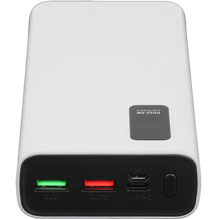 Внешний АКБ PERO PB06 (20000mAh) белый 2