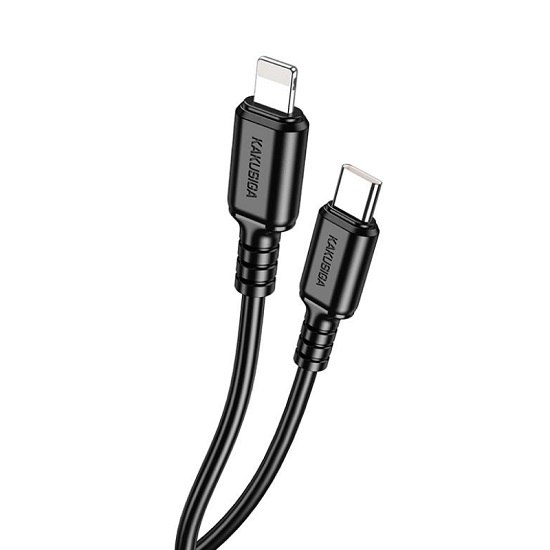 Кабель Lightning <--> Type-C  1.0м Kakusiga KSC-982 черный