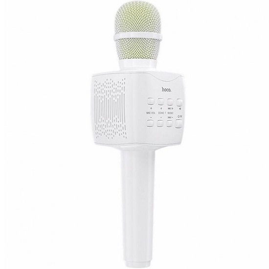 Микрофон караоке Hoco BK5 (White) Bluetooth 3