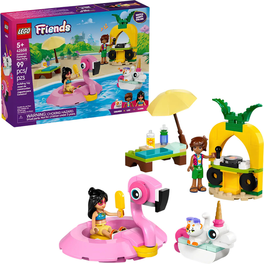 Конструктор LEGO Friends 42658 Вечеринка у бассейна УЦЕНКА 3