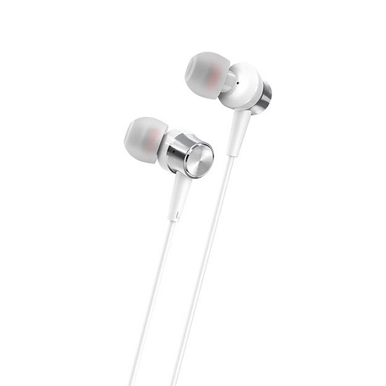 Наушники BOROFONE BM52, Revering wired, серебряный 2