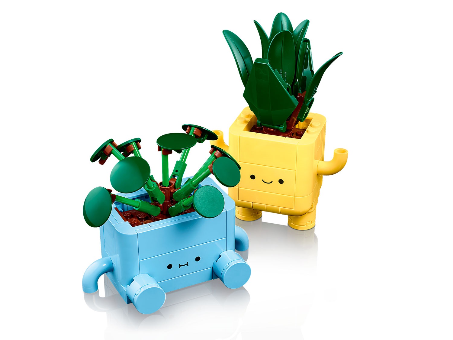 Весёлые растения из LEGO