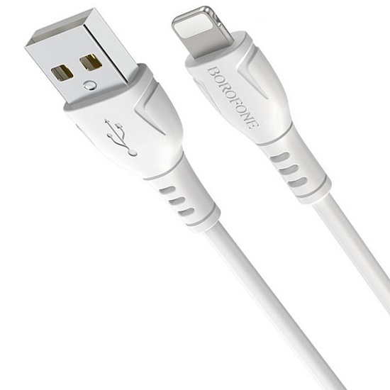 Кабель USB <--> Lightning  1.0м BOROFONE BX51 белый 2