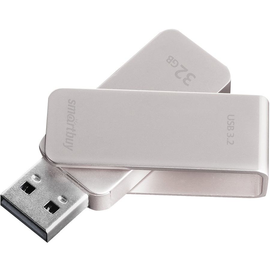 USB 32Gb SMARTBUY M1 серый/металлик 3.0