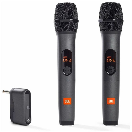 Комплект микрофонов JBL MIC-300 Wireless Microphone Set (Black)