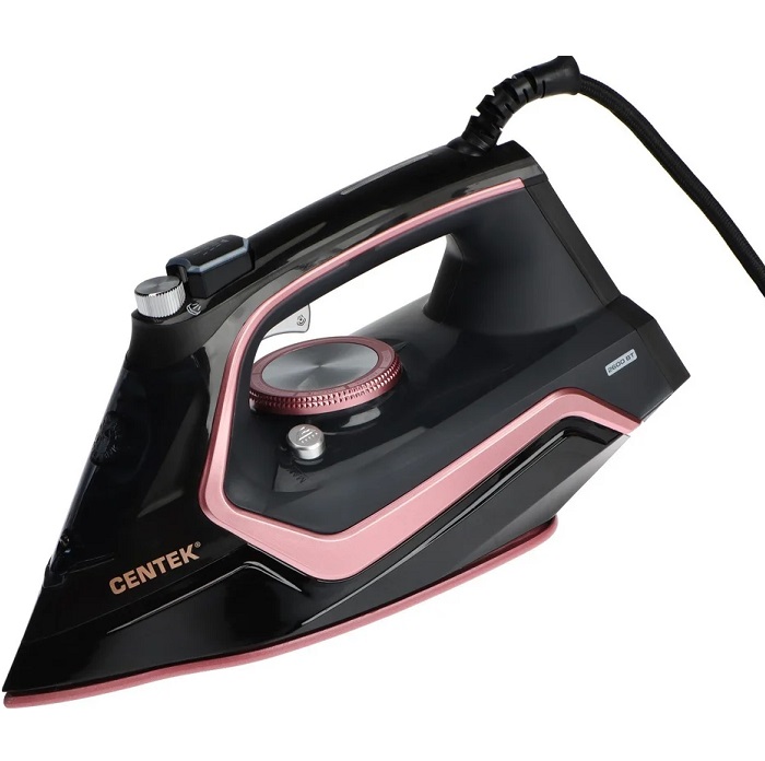 Утюг Centek CT-2313 ROSE (розовый) 2600Вт керамическая подошва