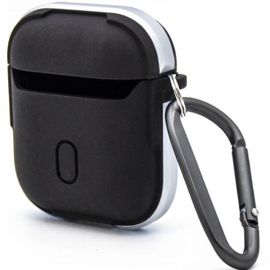 Чехол K-DOO CRASHGUARD для AirPods 1/2 (Silver)