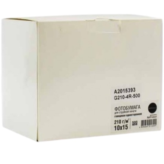 Фотобумага NetProduct глянцевая односторонняя, 10x15 см, 210 г/м2, 50 л.