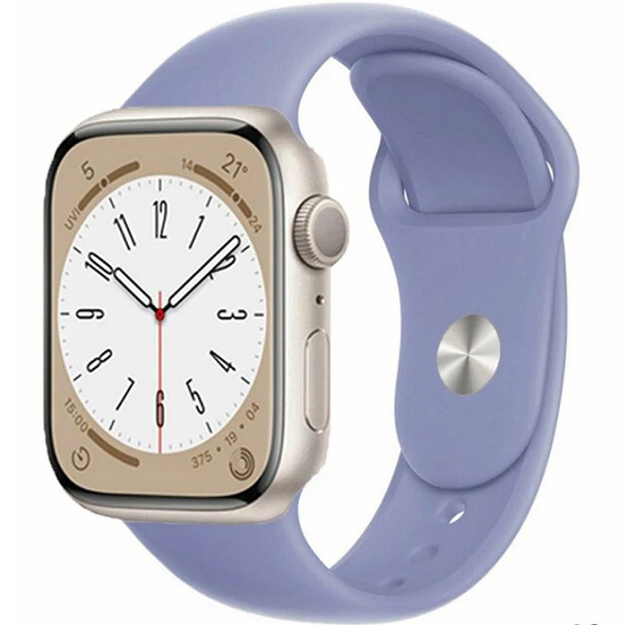 Силиконовый ремешок SPORT BAND 42/44/45/49мм, 12_лаванда