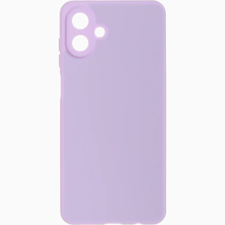 Задняя накладка ZIBELINO Soft Matte для Samsung Galaxy A07 4G (A075F) (сиреневый) с микрофиброй