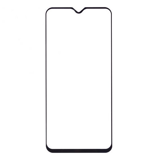 Противоударное стекло DF для Samsung Galaxy A12 DF sColor-111 (black)