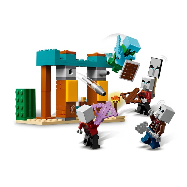 Конструктор LEGO Minecraft 21267 Сельский патруль в пустыне 3