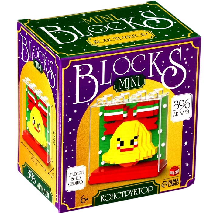 Конструктор Mini Blocks «Колокольчик», 396 д 10869348
