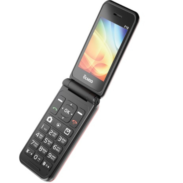 Телефон OLMIO F19 красный 4