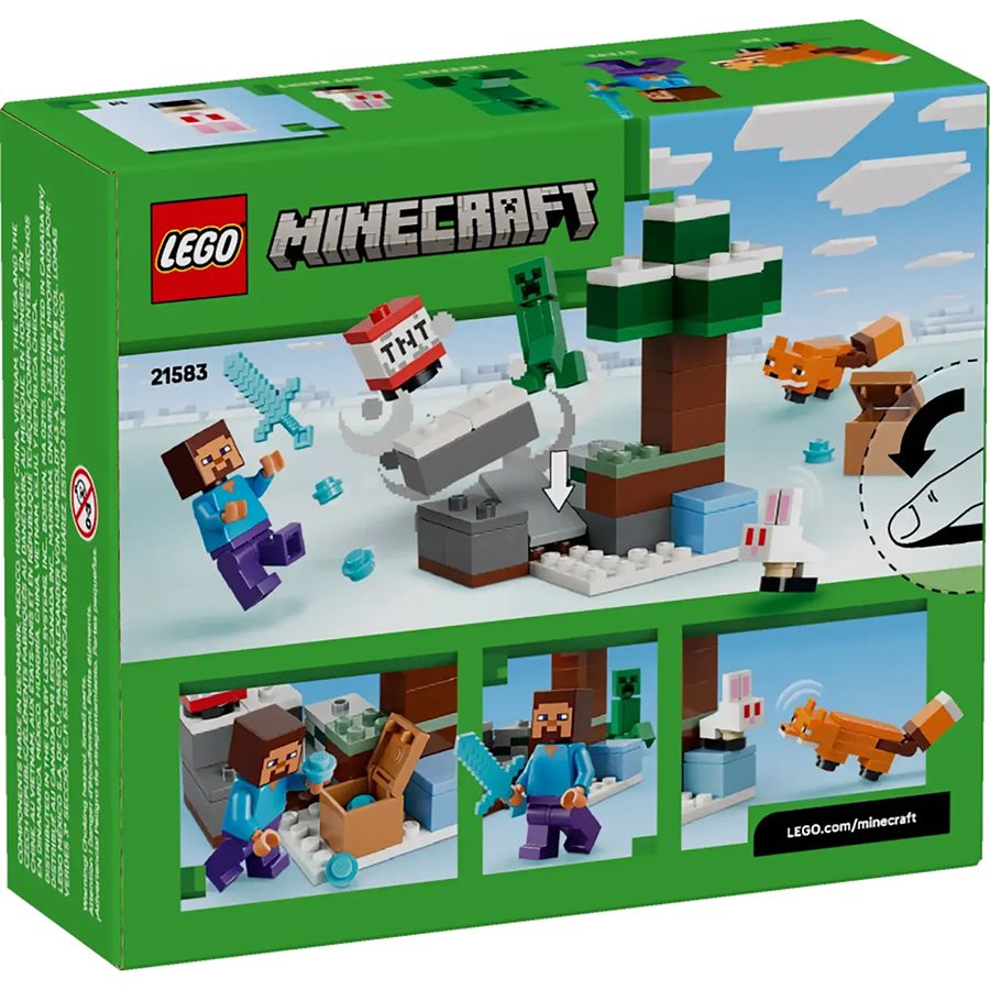 Конструктор LEGO Minecraft 21583 Приключения Стива в тайге 2