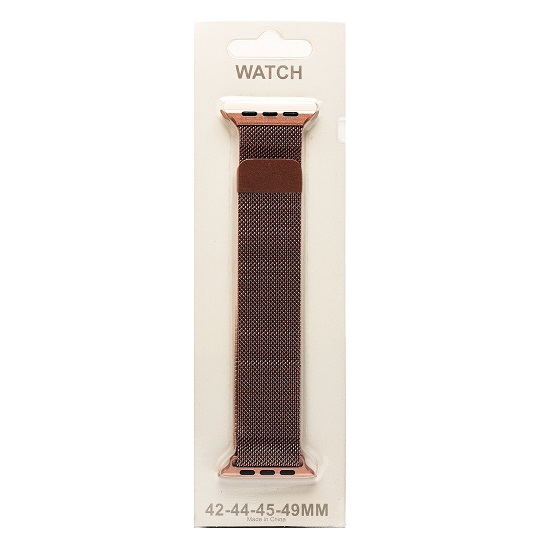 Ремешок ApW25 для Apple Watch 42/44/45/49 mm миланская петля на магните (sand titanium)