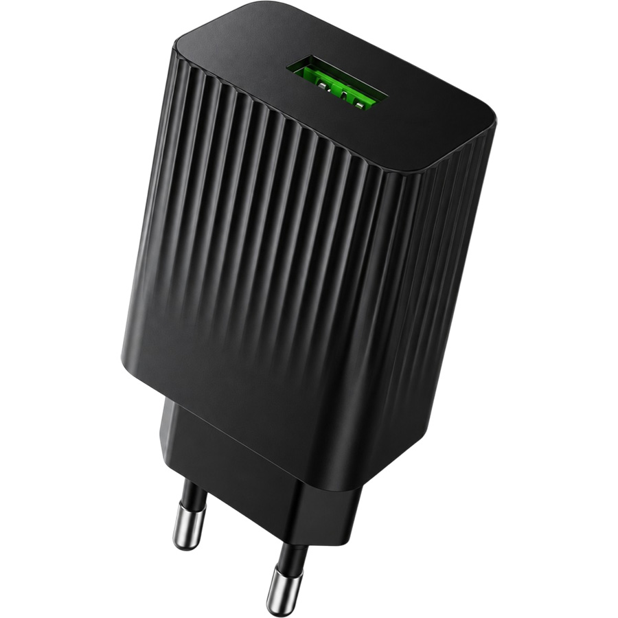 Сетевое ЗУ 1USB BOROFONE BAS72A Black, 18W 3