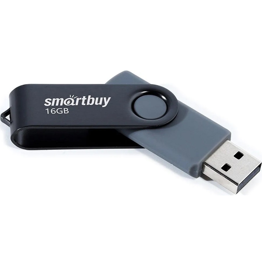 USB 16Gb SMARTBUY Twist чёрный